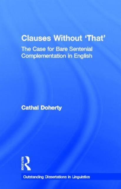 Book cover of: Clauses Without 'That'