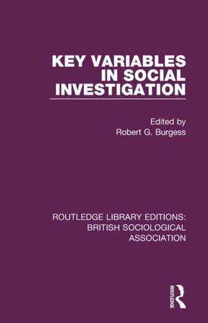 Key Variables in Social Investigation