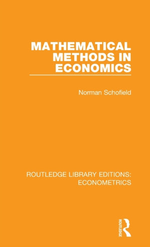 Mathematical Methods in Economics