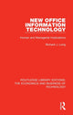 Book cover of: New Office Information Technology. By: Richard J. Long