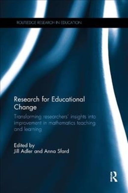 Book cover of: Research for Educational Change. By: Jill Adler