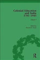 Book cover of: Colonial Education in India 1781–1945. By: Pramod K. Nayar