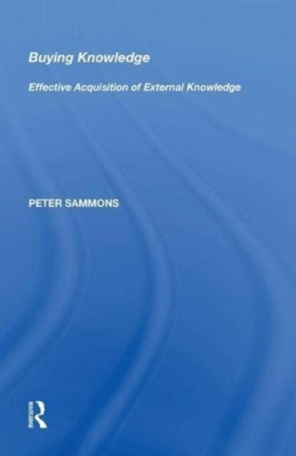 Book cover of: Buying Knowledge. By: Peter Sammons