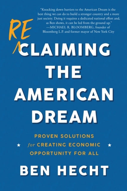 Book cover of: Reclaiming the American Dream. By: Ben Hecht