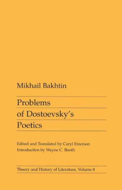 Book cover of: Problems of Dostoevsky's Poetics