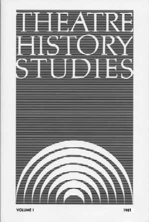 Theatre History Studies 1981