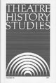 Book cover of: Theatre History Studies 1987. By: Ron Engle