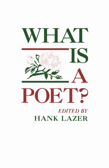 Book cover of: What Is A Poet?