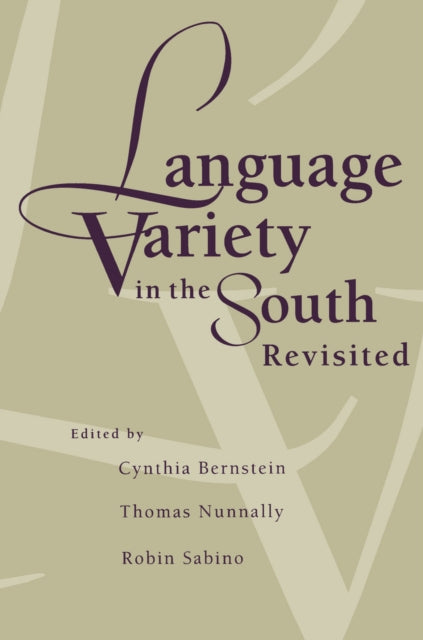 Book cover of: Language Variety in the South Revisited