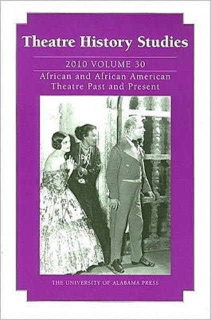 Book cover of: Theatre History Studies 2010