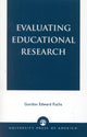 Book cover of: Evaluating Educational Research