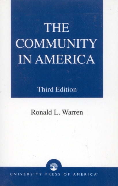 Book cover of: Community in America
