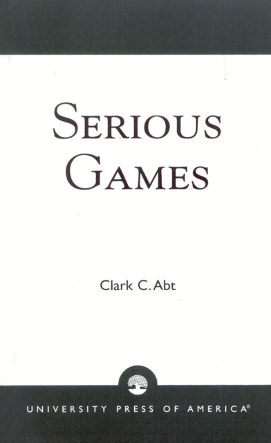 Book cover of: Serious Games