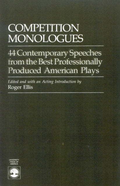 Book cover of: Competition Monologues