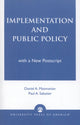 Book cover of: Implementation and Public Policy