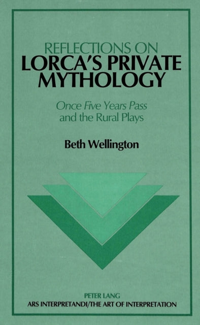 Book cover of: Reflections on Lorca's Private Mythology. By: Beth Wellington