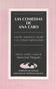 Book cover of: Comedias de Ana Caro. By: Maria Jose Delgado