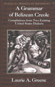 Book cover of: Grammar of Belizean Creole
