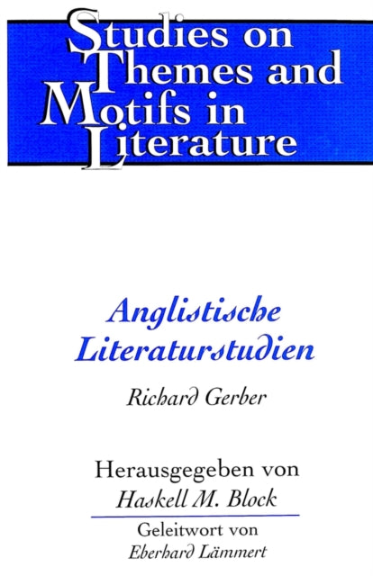 Book cover of: Anglistische Literaturstudien