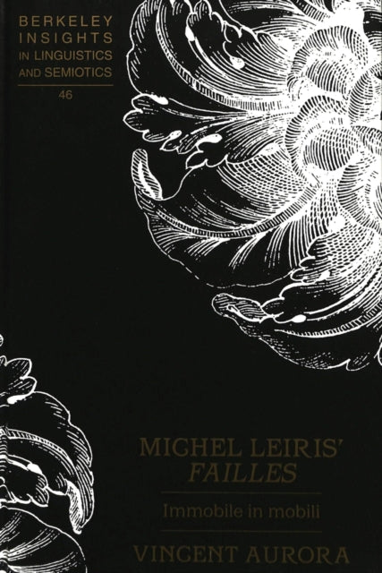 Book cover of: Michel Leiris' Failles