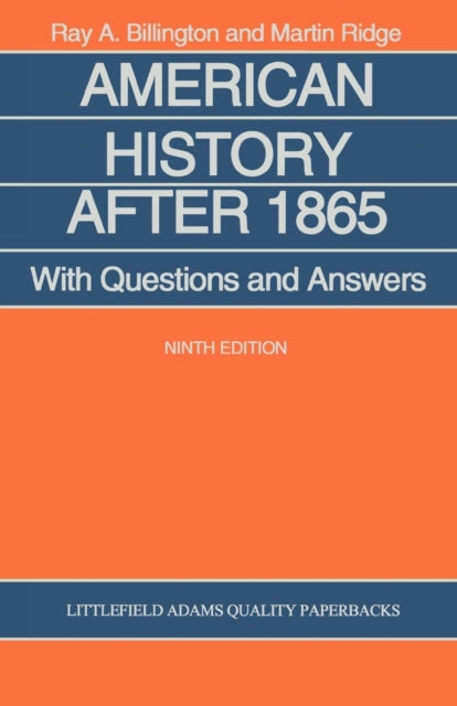 Book cover of: American History After 1865