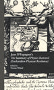 Book cover of: Jean D'Espagnet's The Summary of Physics Restored (Enchyridion Physicae Restitutae)