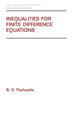 Book cover of: Inequalities for Finite Difference Equations. By: B.G. Pachpatte