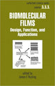 Book cover of: Biomolecular Films. By: James F. Rusling