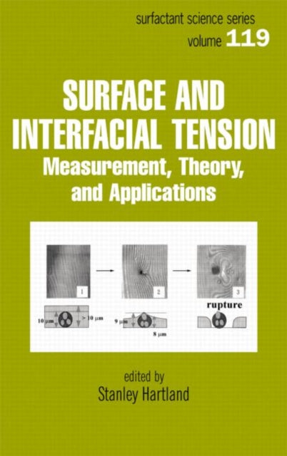 Book cover of: Surface and Interfacial Tension. By: Stanley Hartland