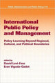 Book cover of: International Public Policy and Management