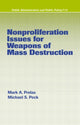 Book cover of: Nonproliferation Issues For Weapons of Mass Destruction. By: Mark A. Prelas