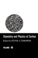 Book cover of: Chemistry & Physics of Carbon. By: Peter A. Thrower