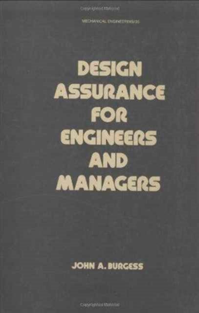 Book cover of: Design Assurance for Engineers and Managers
