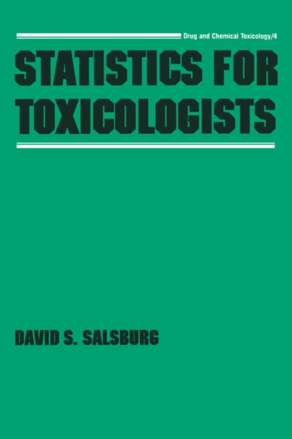 Book cover of: Statistics for Toxicologists