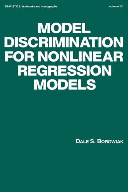 Book cover of: Model Discrimination for Nonlinear Regression Models
