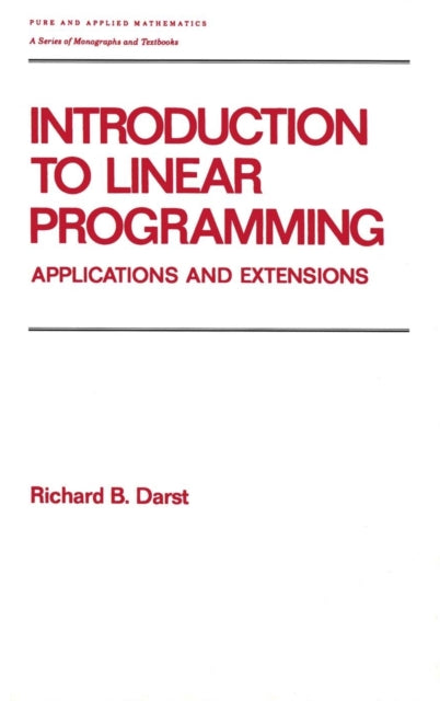 Book cover of: Introduction to Linear Programming
