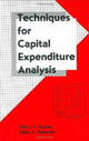 Book cover of: Techniques for Capital Expenditure Analysis