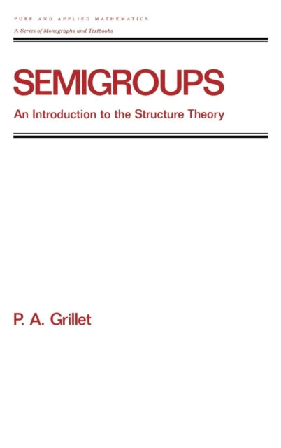 Book cover of: Semigroups