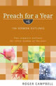 Book cover of: Preach for a Year – 104 Sermon Outlines. By: Roger Campbell