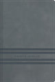 Book cover of: NBLA, Santa Biblia, Edicion versificada, Tamano bolsillo, Leathersoft, Gris, Palabras de Jesus en rojo, Comfort Print