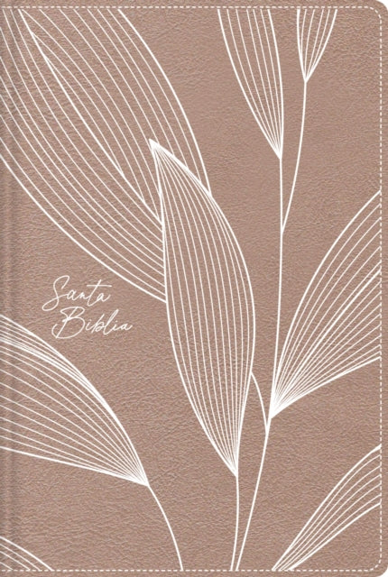 Book cover of: NBLA, Santa Biblia, Edicion versificada, Tamano bolsillo, Leathersoft, Con cierre, Oro Rosa, Palabras de Jesus en rojo, Comfort Print