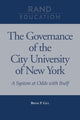 Book cover of: Governance of the City University of New York
