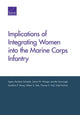 Book cover of: Implications of Integrating Women into the Marine Corps. By: Schaefer