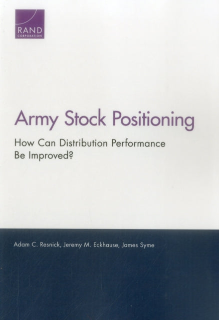 Book cover of: Army Stock Positioning. By: Adam C. Resnick