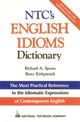 Book cover of: NTC's English Idioms Dictionary