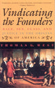 Book cover of: Vindicating the Founders. By: Thomas G. West