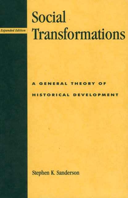 Book cover of: Social Transformations. By: Stephen K. Sanderson