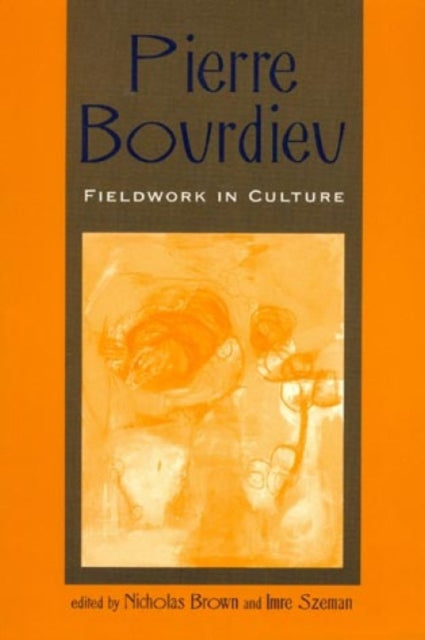 Book cover of: Pierre Bourdieu