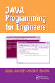Book cover of: Java Programming for Engineers. By: Julio Sanchez