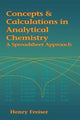 Book cover of: Concepts & Calculations in Analytical Chemistry, Featuring the Use of Excel